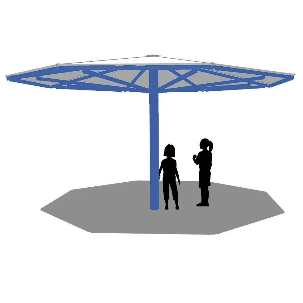 CAD design visualisation of the Zeta Large Umbrellas