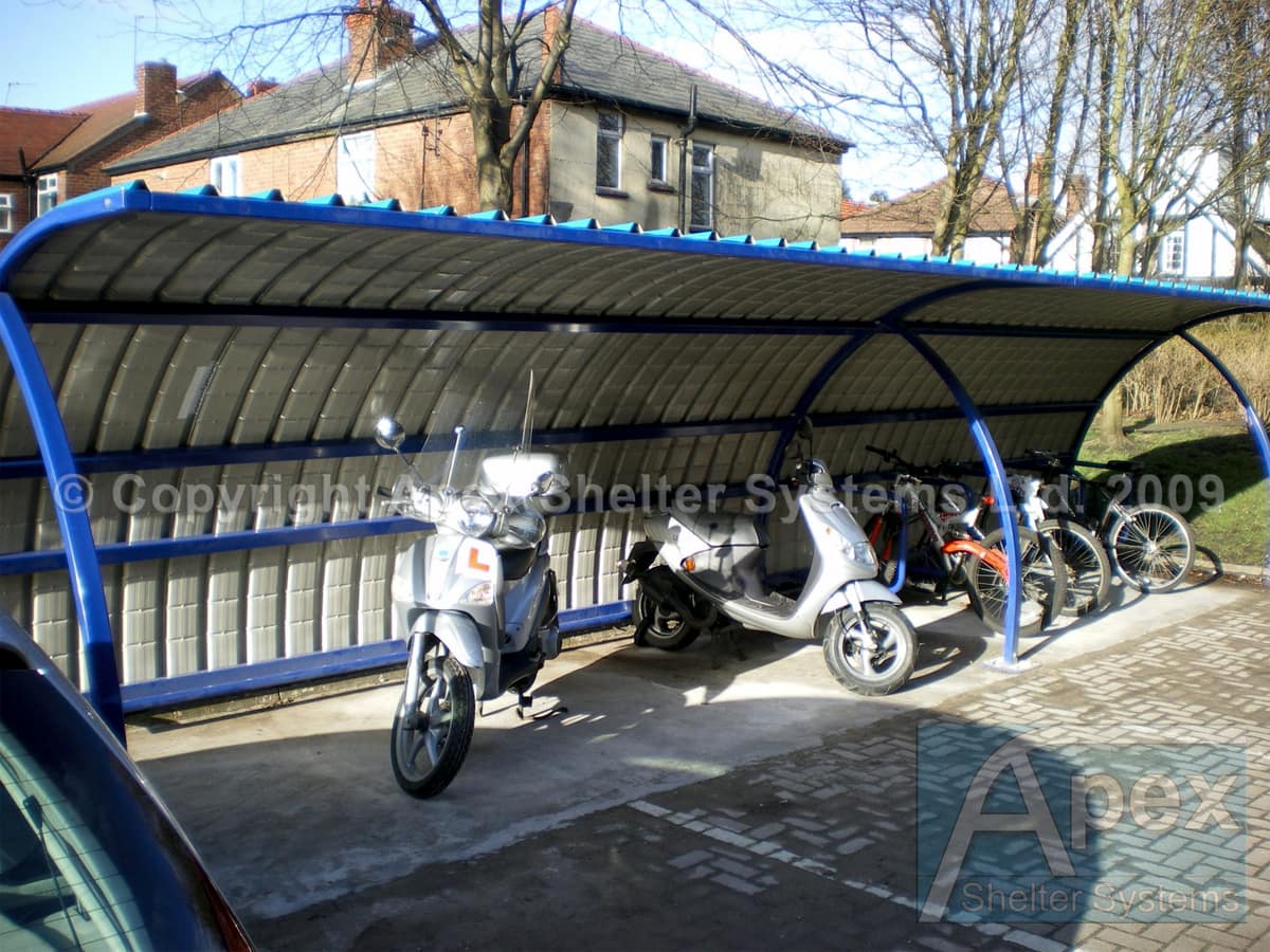 Alpha P Motorcycle Shelter