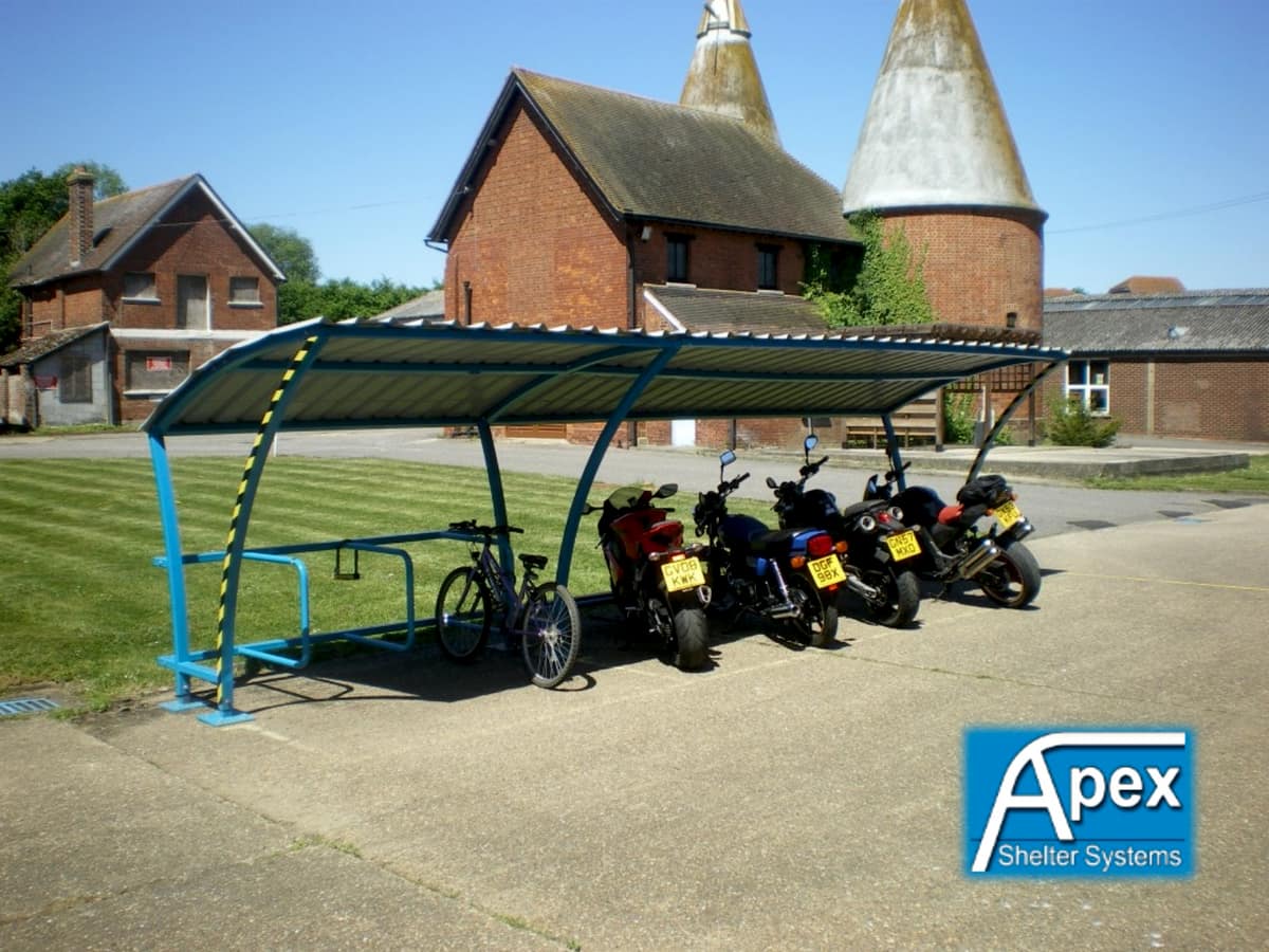 Beta P iR-iMc Cycle Shed and Motorbike Shelter