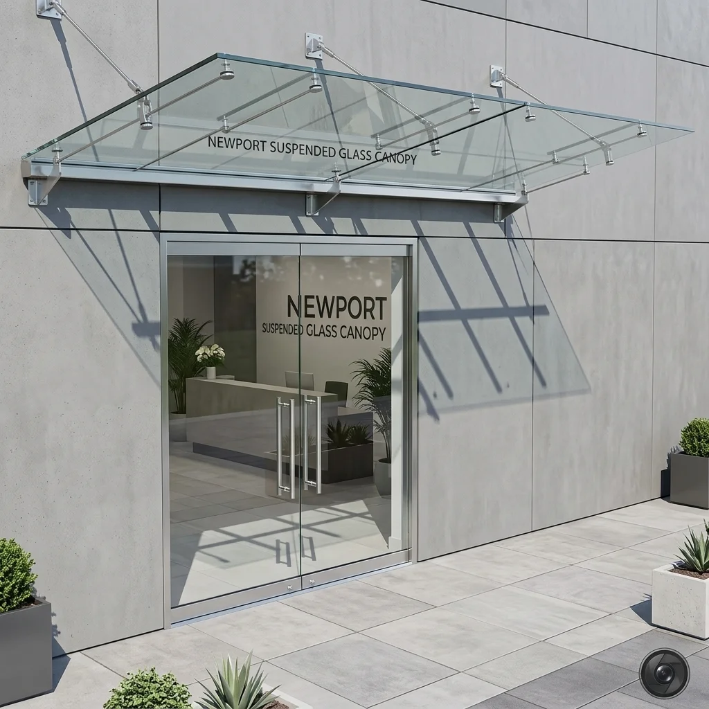 Suspended Entrance Canopies - Newport Entrance Canopy