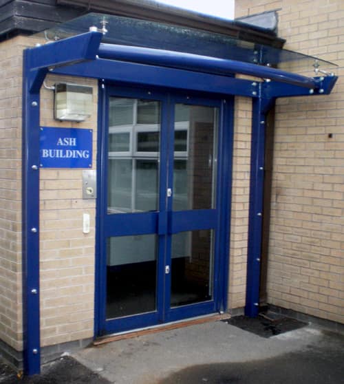 Orkney Glass Entrance Canopy Door Shelter