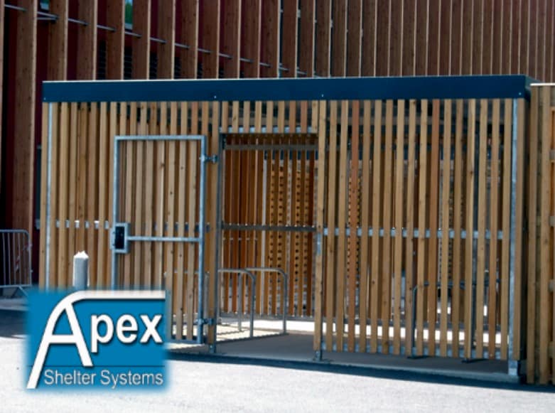 Wood Clad Bike Compound